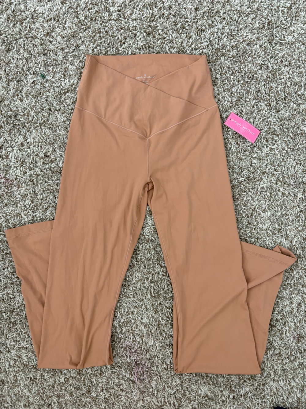 Simply Southern Seamless High-Waist Leggings - Camel